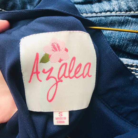 ModCloth Azalea Navy Blue Chiffon Dress - Picture 5 of 5